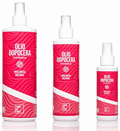Prodotti pre e post depilazione - OLII DOPOCERA  ROSSO - ROSA ROSSA 500 ml / 250 ml / 100ml (O500R / O250R / O100R)